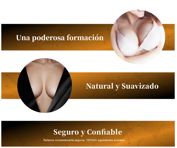 relleno dérmico de ácido hialurónico para senos