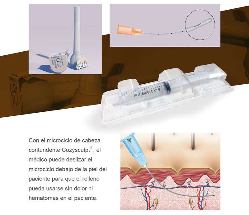 Macrolite® - Relleno de Glúteos con Ácido Hialurónico Agujas