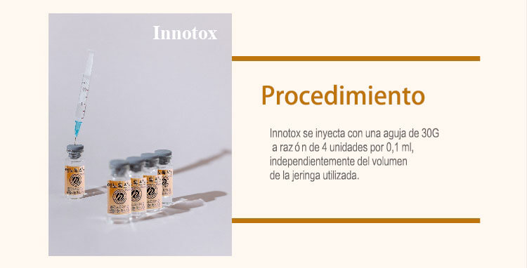 Procedimiento con Innotox 50 UI
